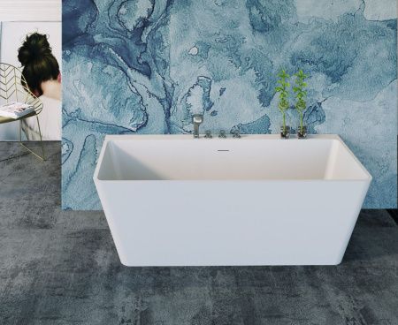 Ванна из искусственного камня Timo ERIKA ERIKA1700 170х75 пристенная прямоугольная