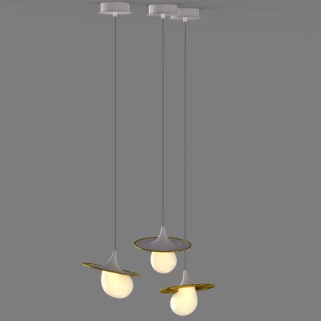 Светильник подвесной Delight Collection 10238P/1 gold/white