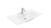 Раковина из сантехнического фарфора Creavit Su SU085-00CB00E-0000 90х50 накладная цвет белый