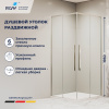 Душевой уголок RGW Stilvoll (Стилвол - На стиле) 32323188-11 80х80 стекло прозрачное профиль хром без поддона