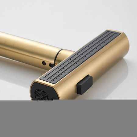 Смеситель для кухни Shevanik S263G на мойку золото