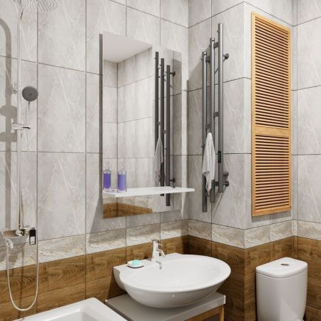 Полотенцесушитель электрический Altasan Бриз Бриз12017Г 15х120 серый