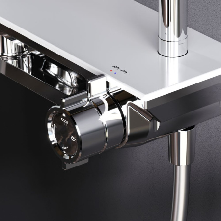 Душевая стойка Am.Pm Gem F0790700 настенная цвет хром