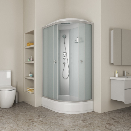 Душевая кабина Niagara Eco E120/80/26L/MT 120х80 асимметричная - фото 3