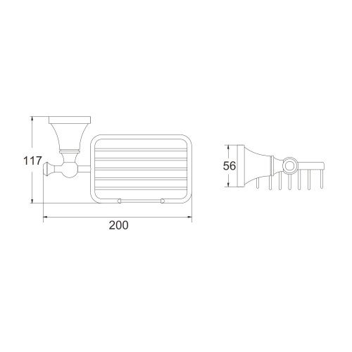 Мыльница Rose RG19T RG1904T - фото 3