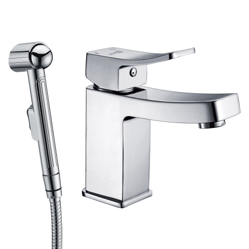 Комплект: смеситель с гигиеническим душем WasserKRAFT Aller 1060 1068 хром - фото 4