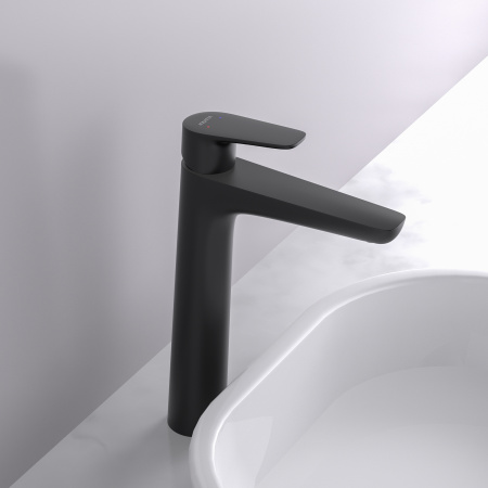 Смеситель Aquatek БЕТТА AQ1104MB на раковину черный матовый без термостата