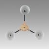 Люстра на штанге Lumion Colange (Цоланге) 8096/3C