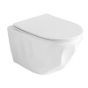 Унитаз подвесной Gid Tornado 62263Y белый с сиденьем микролифт безободковый смыв торнадо