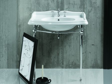 Раковина из сантехнического фаянса Simas AR 864 bia 1 hole 90х60 подвесная цвет белый