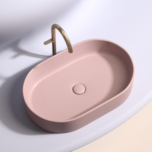 Раковина Ceramica Nova ELEMENT 61 см CN6048MP накладная цвет розовый матовый - фото 4