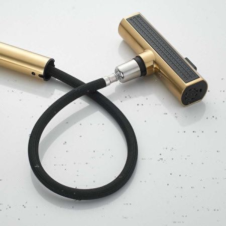 Смеситель для кухни Shevanik S263G на мойку золото