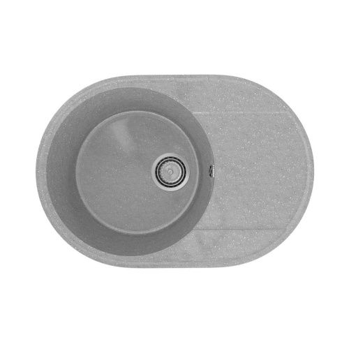 Кухонная мойка Practik PR-610 PR-M-610-003 61х47 цвет серый поверхность глянцевая - фото 2