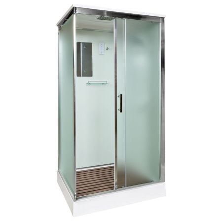 Душевая кабина AvaCan D119SEL 110х90 прямоугольная с крышей ориентация универсальная