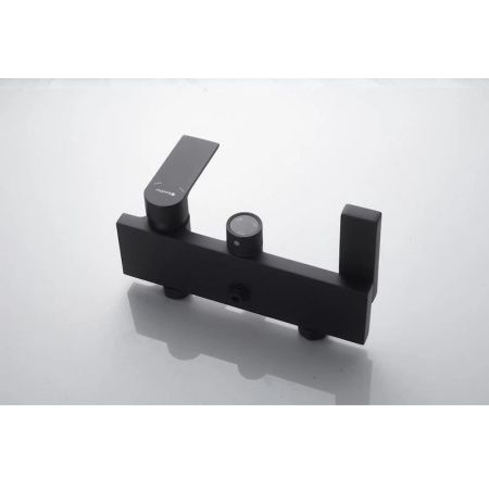 Душевая стойка Knotlor KN-72/BL настенная цвет черный
