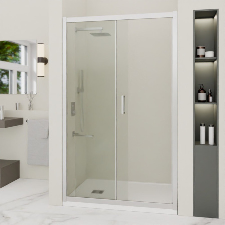 Душевая дверь RGW Passage 350801614-11 140х195 стекло прозрачное профиль хром глянцевый