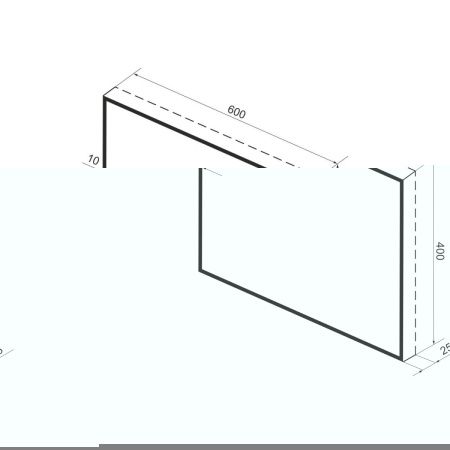 Зеркало с подсветкой Wellsee 7 Rays' Spectrum 172200790 60х40 подвесное
