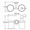 Стакан с дозатором WasserKRAFT 7389