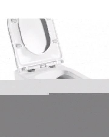 Унитаз подвесной Agger AT03100 белый с сиденьем микролифт каскадный смыв