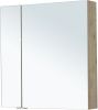 Зеркало-шкаф Aquanet Алвита New 00277537 80х90 подвесной цвет коричневый