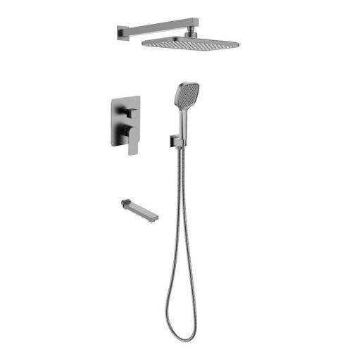 Душевая система Voda 7in1NVGM встраиваемая в стену цвет оружейная сталь - фото 2