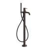 Смеситель для ванны Gessi Gessi316 54028#707 напольный черный (внешняя часть)