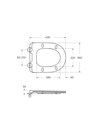 Унитаз подвесной BelBagno COMPATTO BB003CH-TOR/SC белый с сиденьем микролифт безободковый смыв торнадо