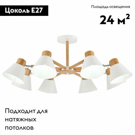 Люстра на штанге Evoluce Buve (Буве) SLE103702-08