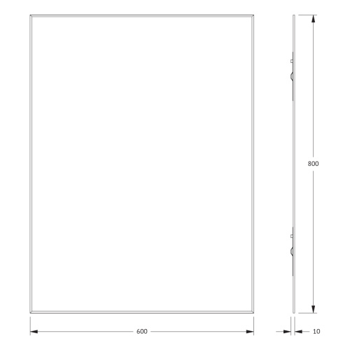 Зеркало в ванную Evoform Standard BY 0219 60x80 - фото 2