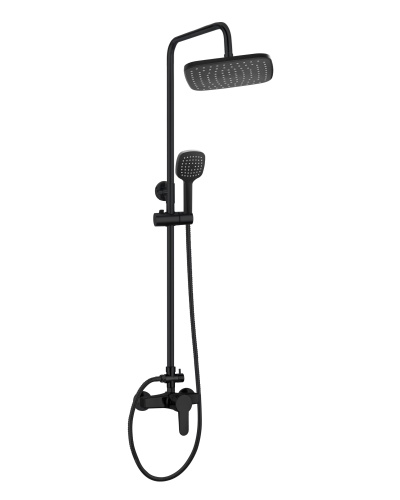Душевая стойка OneLife  P01-912b настенная цвет черный - фото 2