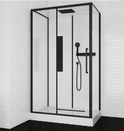 Душевая кабина Cerutti SPA AMI120 120х80 прямоугольная с крышей ориентация универсальная