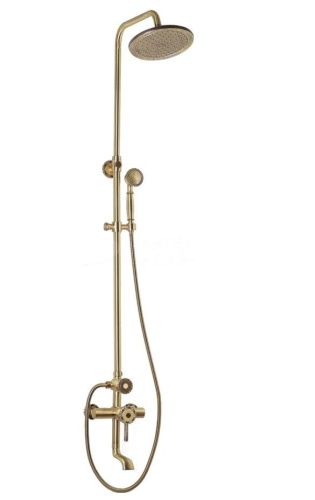 Душевая стойка Bronze de Luxe 10120R настенная цвет бронза - фото 2