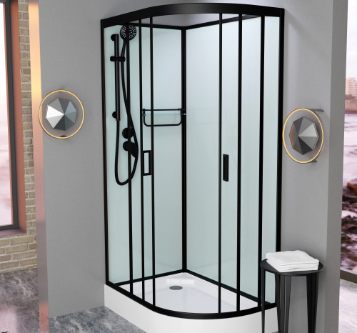 Душевая кабина Frank 814014 100х80 без крыши ориентация левая - фото 3 Душевая кабина Frank 814014 100х80 без крыши ориентация левая - фото 3