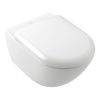 Чаша унитаза подвесная Villeroy Boch Antao 4674T0R1 цвет белый без сиденья безободковая смыв торнадо