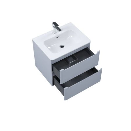 Тумба с раковиной Iddis Edifice EDI60L0i95K 60х50 подвесная цвет серый