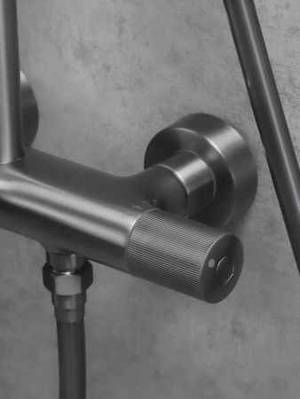 Душевая стойка AltroBagno Bilancia AltroBagnoBilancia030428GM настенная цвет оружейная сталь