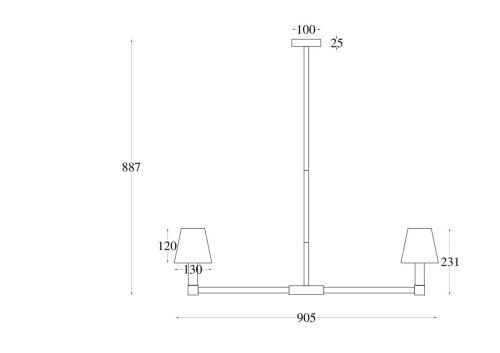 Светильник подвесной Maytoni Tet-a-tet Modern MOD104PL-09B - фото 3