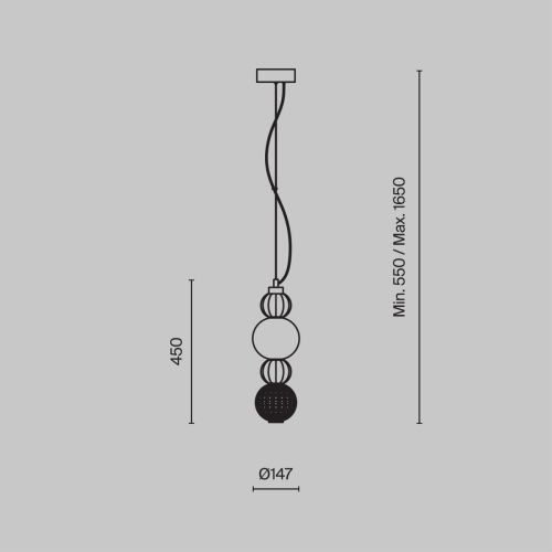 Светильник подвесной Maytoni Collar Pendant P069PL-L17CH3K - фото 3