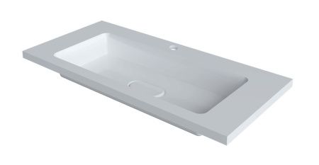 Раковина из искусственного камня Taliente 4627173210447 100х50 накладная цвет белый