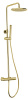 Душевая стойка AltroBagno Metropoli AltroBagnoMetropoli030425OrSp настенная цвет золото матовое