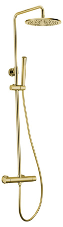 Душевая стойка AltroBagno Metropoli AltroBagnoMetropoli030425OrSp настенная цвет золото матовое