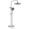Душевая стойка Rose R1136 настенная цвет хром