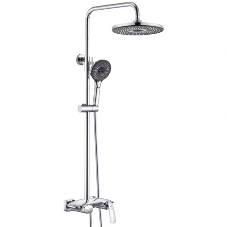 Душевая стойка Rose R1136 настенная цвет хром