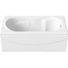 Ванна акриловая Bas Ахин В 00005 170х80 пристенная прямоугольная с каркасом