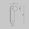 Светильник настенный Modelux MS.203.380 GD