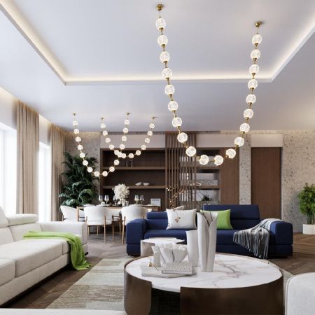 Люстра подвесная Odeon Light Crystal (Црыстал) 5008/64L