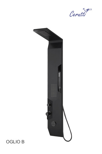 Душевая панель Cerutti SPA CT8987 прямоугольная настенная