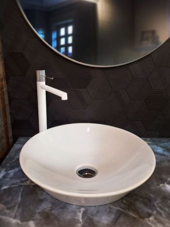 Смеситель для раковины AltroBagno Intento AltroBagnoIntento010217MW на столешницу белый