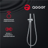 Душевая стойка Agger Marine A0595000 настенная цвет хром