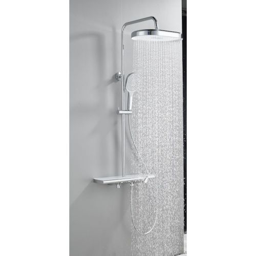 Душевая стойка Esko ST350 настенная цвет хром - фото 4